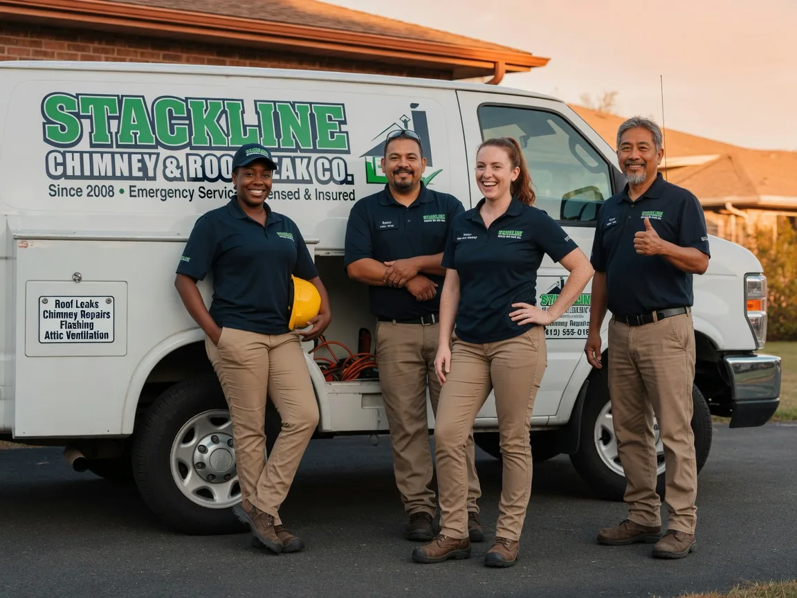 Chimney flashing repair company in Cosby, TN
